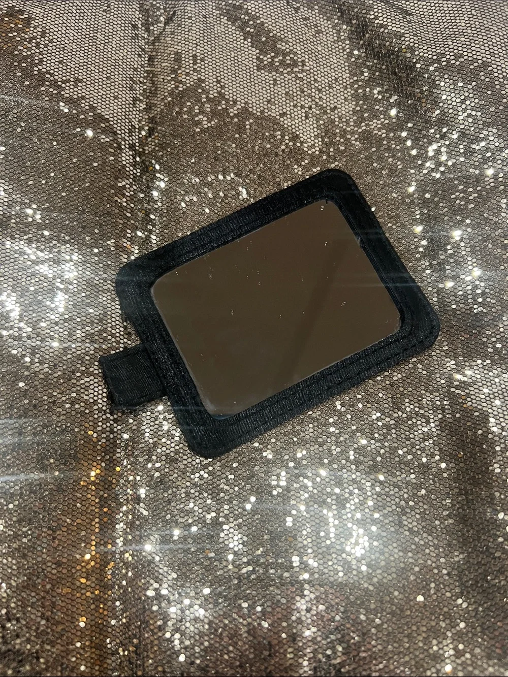 Victoria's Secret Gold Sequin Cosmetic Pouch